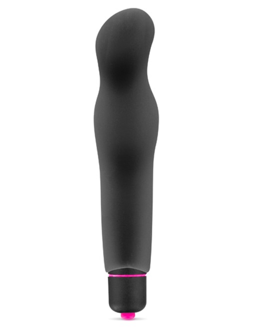 Vibromasseur noir 7 vitesses ondulé waterproof 