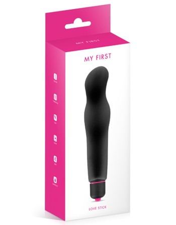 Vibromasseur noir 7 vitesses ondulé waterproof 