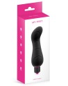 Vibromasseur noir 7 vitesses courbé point G waterproof 