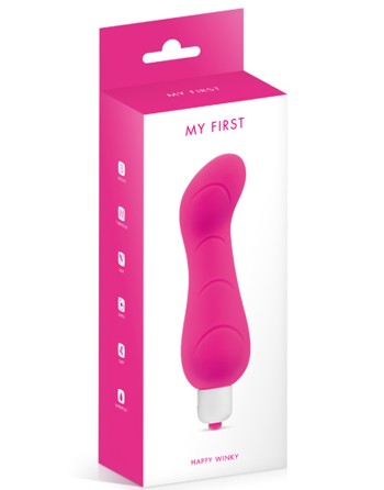 Vibromasseur rose 7 vitesses courbé point G waterproof 