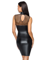 Robe Moulante Sans Manches Look Mat  Résille - Cottelli