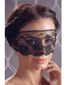 Masque pour les yeux en dentelle noire avec lien à nouer - Cottelli