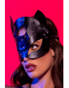 Masque félin en faux cuir - Mapalé