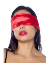 Accessoire coquin en satin réversible noir  rouge 