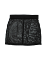 Jupe noire en résille transparente Maya