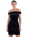 Robe velours noir Giulia