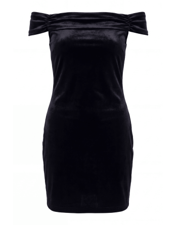 Robe velours noir Giulia