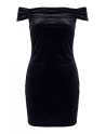 Robe velours noir Giulia