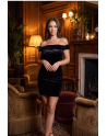 Robe velours noir Giulia