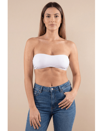 Bandeau de poitrine blanc