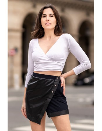 Jupe courte noire Mia