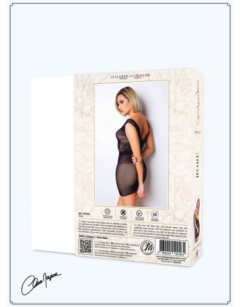 Mini Robe en résille noire - Le Numéro 5 - Collection Robe 