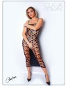 Robe sexy longue en résille noire - Le Numéro 3 - Collection Robe 