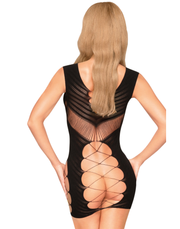 Mini robe Noir Flame on the rock 