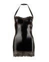 Petit robe aspect cuit Sexy noir avec dentelle 