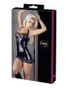 Petit robe aspect cuit Sexy noir avec dentelle 
