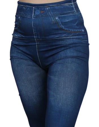 Legging bleu style jean neuf 