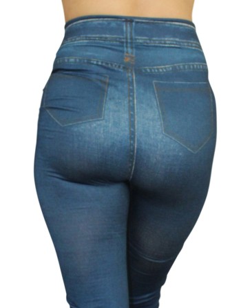 Legging bleu style jean neuf 