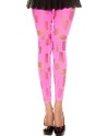 Legging rose fluo ajouré petits et grands trous 