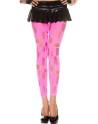 Legging rose fluo ajouré petits et grands trous 