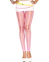 Leggings rose fluo moulant ajouré petits trous 
