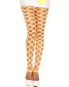 Legging fluo orange à trous 