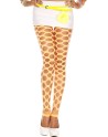 Legging fluo orange à trous 