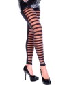 Legging fashion noir avec avant ajouré et transparence 