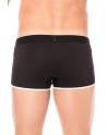 Mini-Pants noir échancré avec zip 