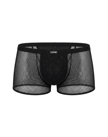 Boxer noir semi opaque