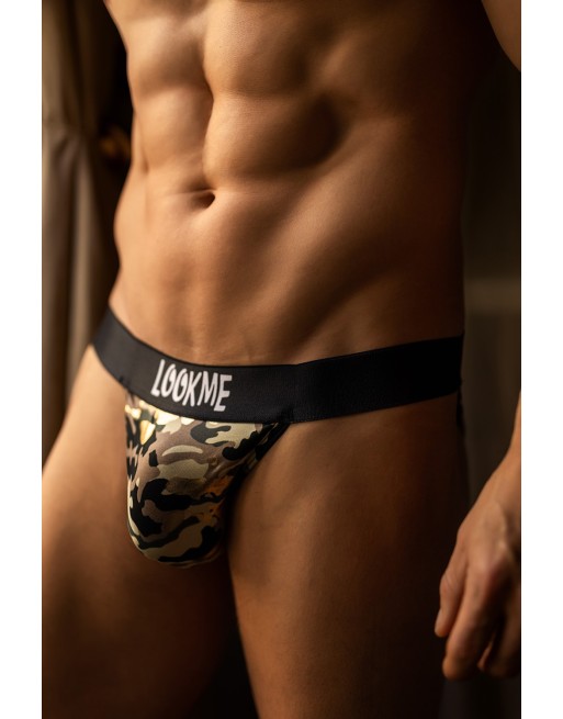 Slip imprimé camouflage argenté ARMY 