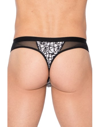 String imprimé noir et blanc New Look 