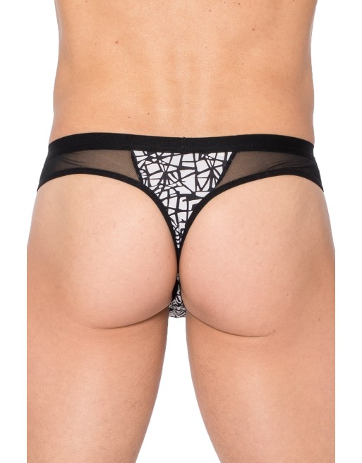 String imprimé noir et blanc New Look 