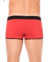 Mini-Pants rouge échancré avec zip 