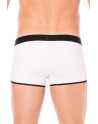 Mini-Pants blanc échancré avec zip 
