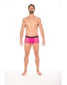 Boxer magenta en dentelle délicate 