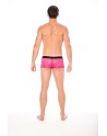 Boxer magenta en dentelle délicate 