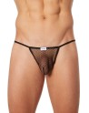 String ficelle noir filet