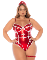 Costume sexy infirmière grande taille 3 pièces 