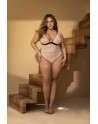 Body, grande taille, chair et noir 