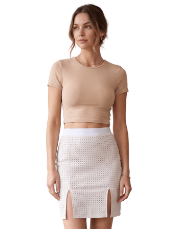 Jupe longue blanche Natacha