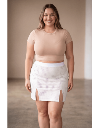 Jupe longue blanche Natacha