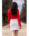 Jupe longue blanche Natacha