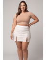Jupe courte blanche Cassandra