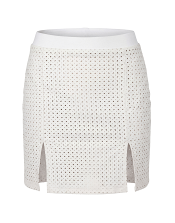 Jupe courte blanche Cassandra