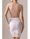 Jupe longue blanche Catalina