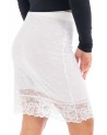 Jupe longue blanche Catalina