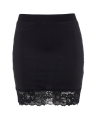 Jupe courte noire Marina
