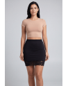 Jupe courte noire Marina