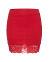 Jupe courte rouge Marina